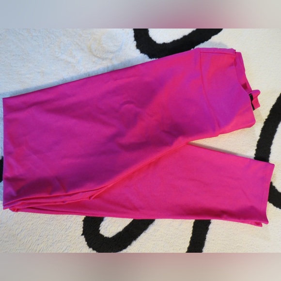 Fuchsia Ankle Length Forever 21 Leggings - Picture 2 of 5